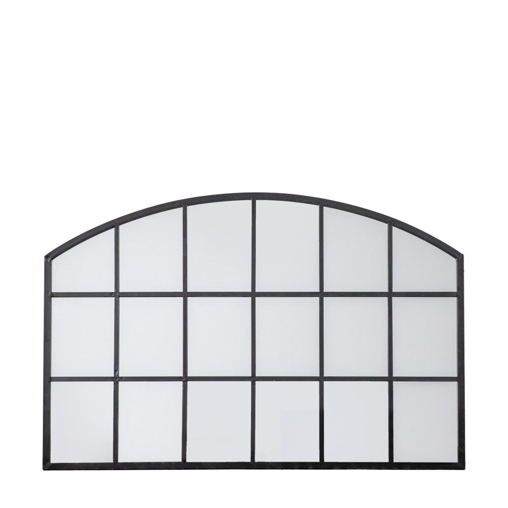 Cham Arch Mirror Black