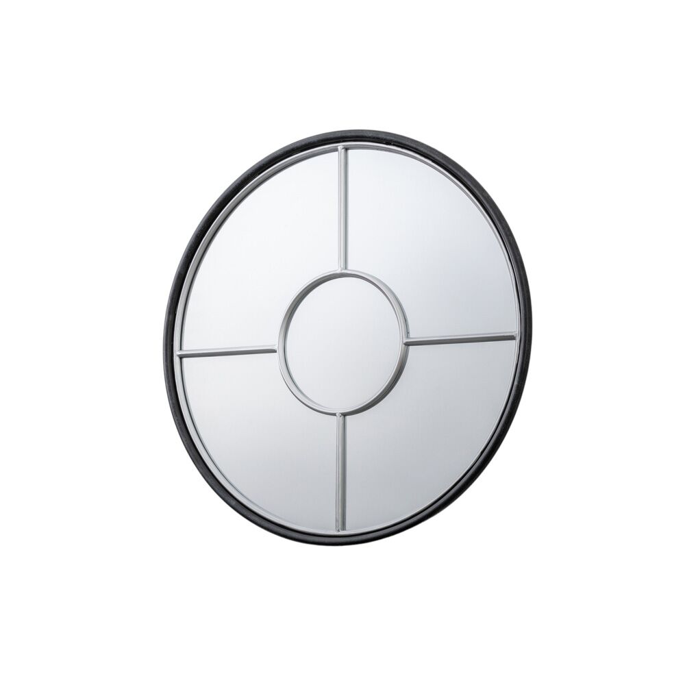 Balaton Round Mirror Large Silver - Image 3