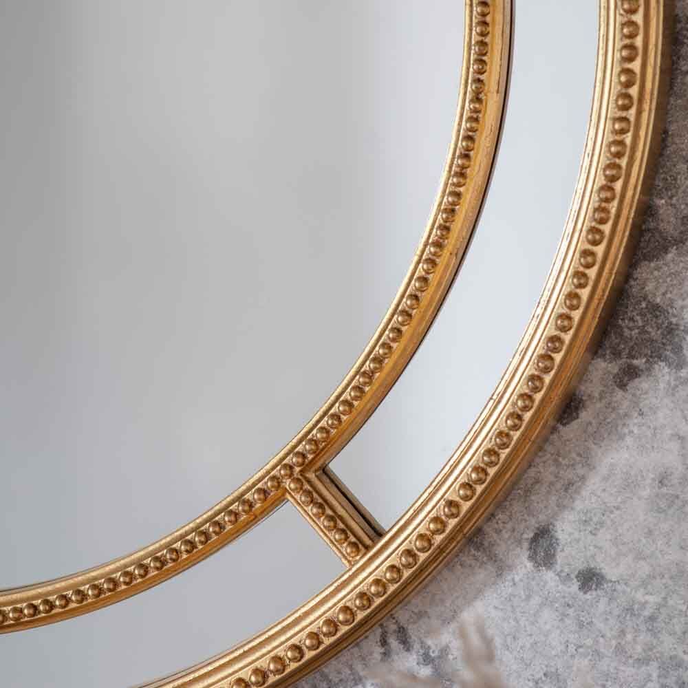 Franco Round Mirror Gold - Image 2