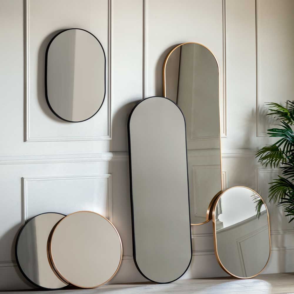 Oakland Mirror Black