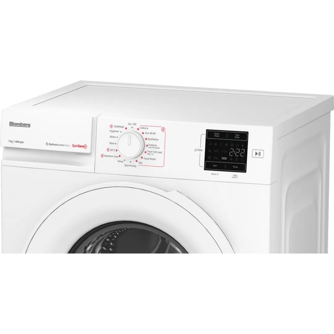 Blomberg LWA27461W 7kg 1400 Spin Washing Machine - White - Image 3