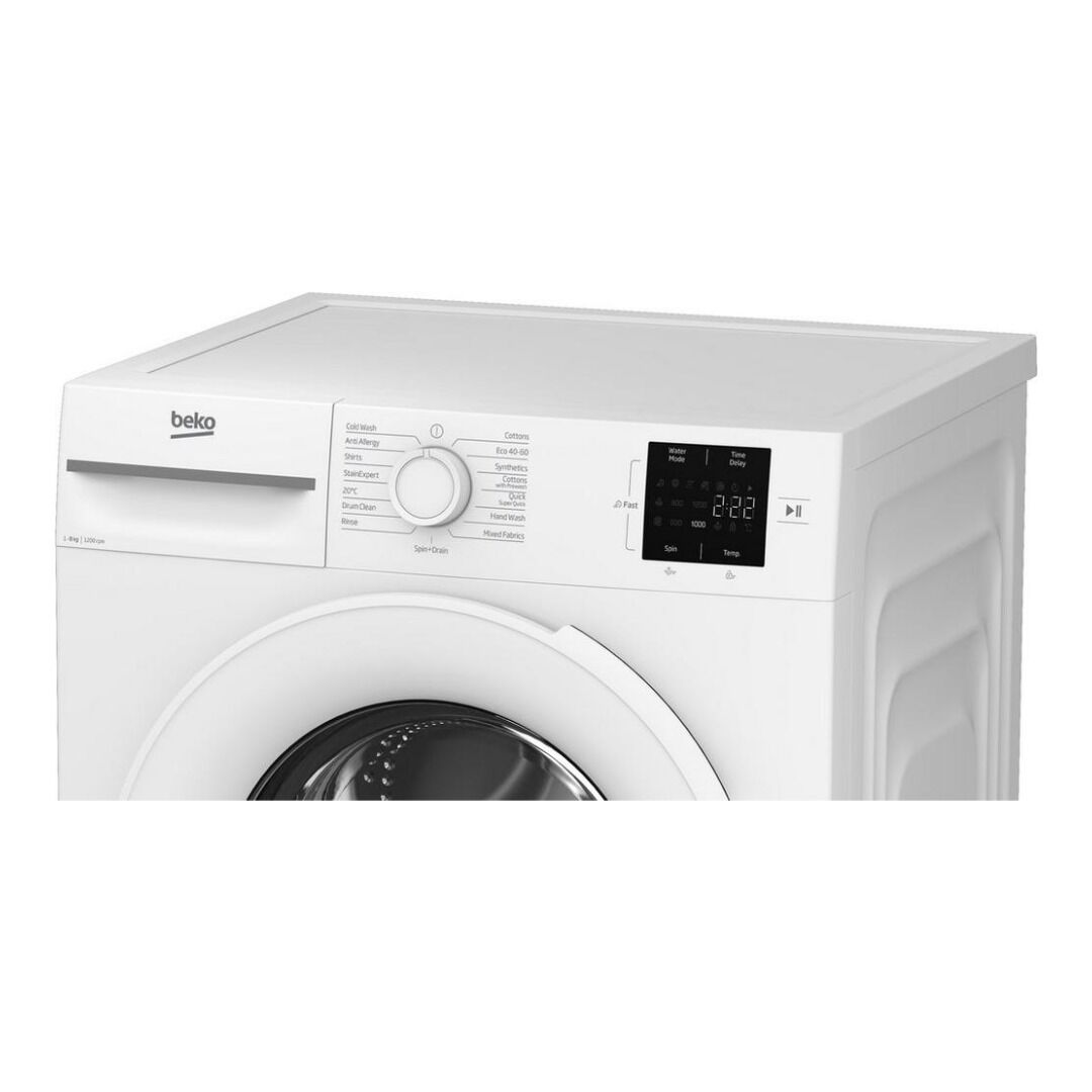 Beko BMN3WT3821W 8kg 1200 Spin Washing Machine - White - Image 2