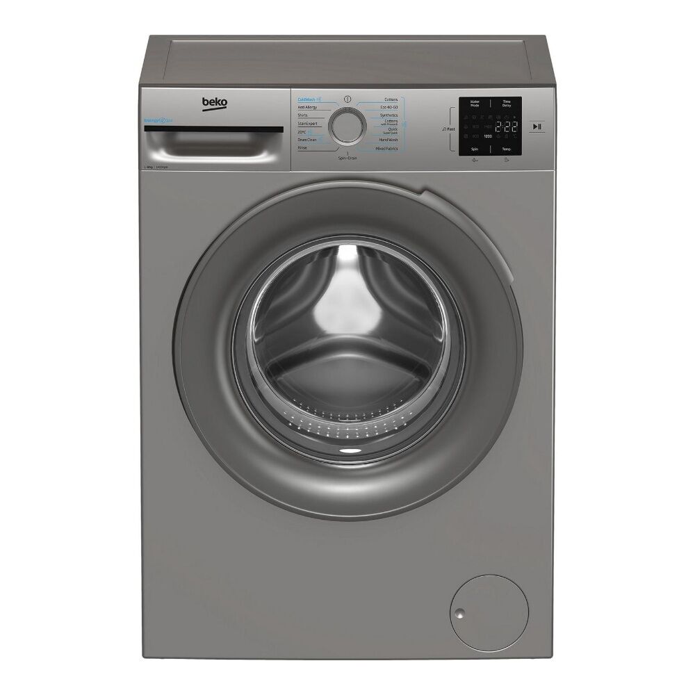 Beko BMN3WT3841S 8kg 1400 Spin Washing Machine - Silver