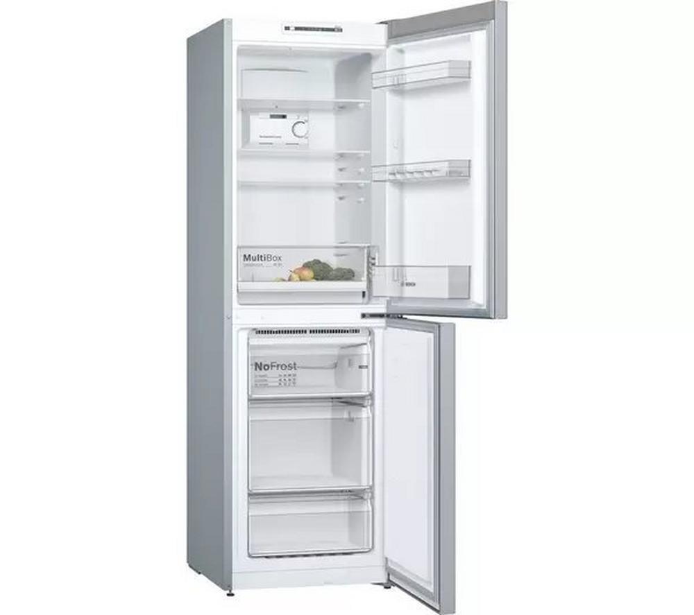 Bosch KGN34NLEAG 60cm 50/50 Frost Free Fridge Freezer - Silver - Image 2