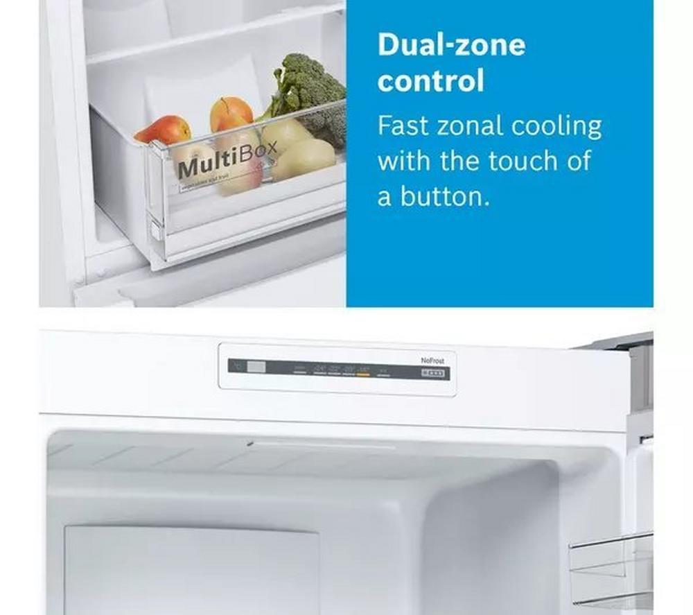 Bosch KGN34NLEAG 60cm 50/50 Frost Free Fridge Freezer - Silver - Image 9