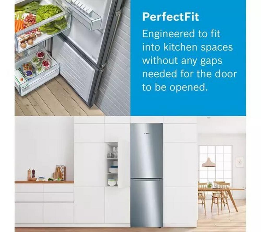 Bosch KGN34NLEAG 60cm 50/50 Frost Free Fridge Freezer - Silver - Image 11