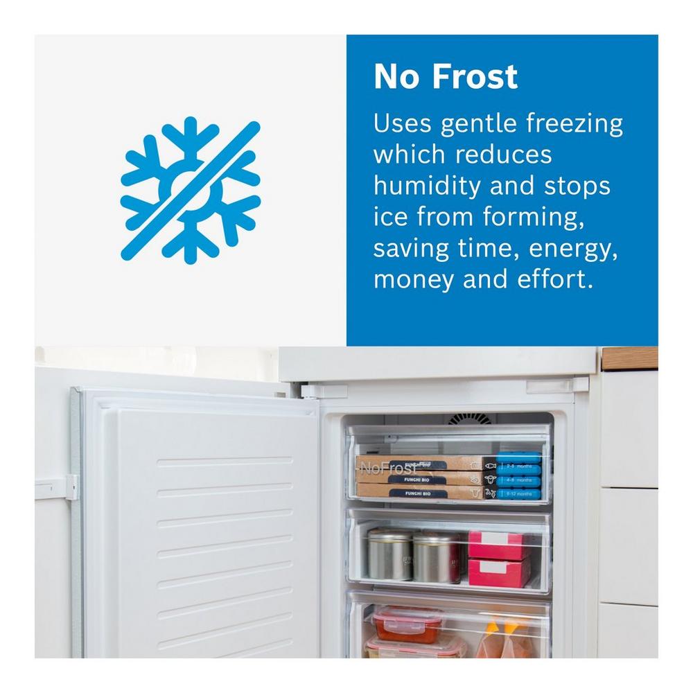Bosch KIN85NSE0G 54.1cm 50/50 Integrated Frost Free Fridge Freezer - Image 7