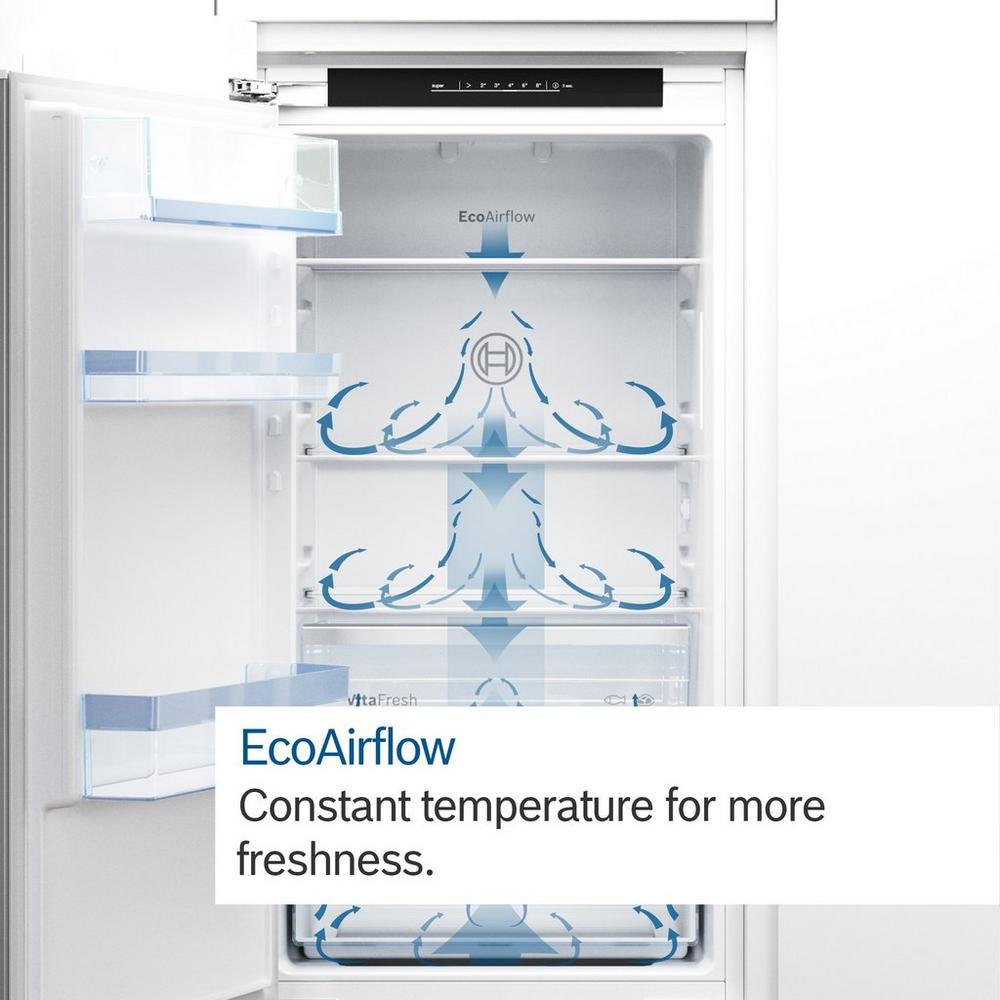 Bosch KIN85NSE0G 54.1cm 50/50 Integrated Frost Free Fridge Freezer - Image 8
