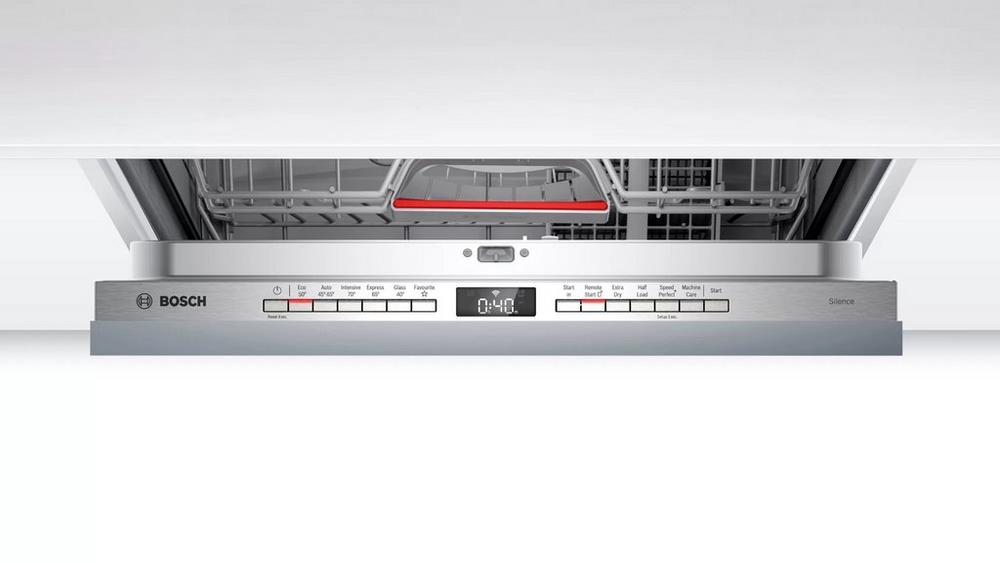Bosch SMV6ZCX10G Built In Dishwasher - Stainless Steel - 14 Place Settings - Image 2