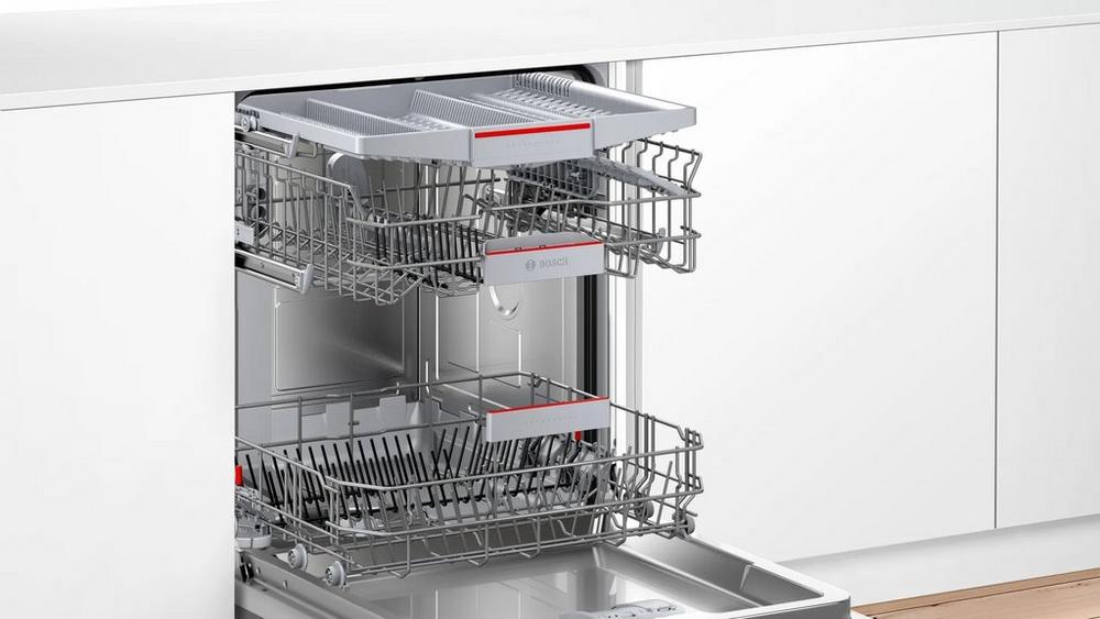 Bosch SMV6ZCX10G Built In Dishwasher - Stainless Steel - 14 Place Settings - Image 4