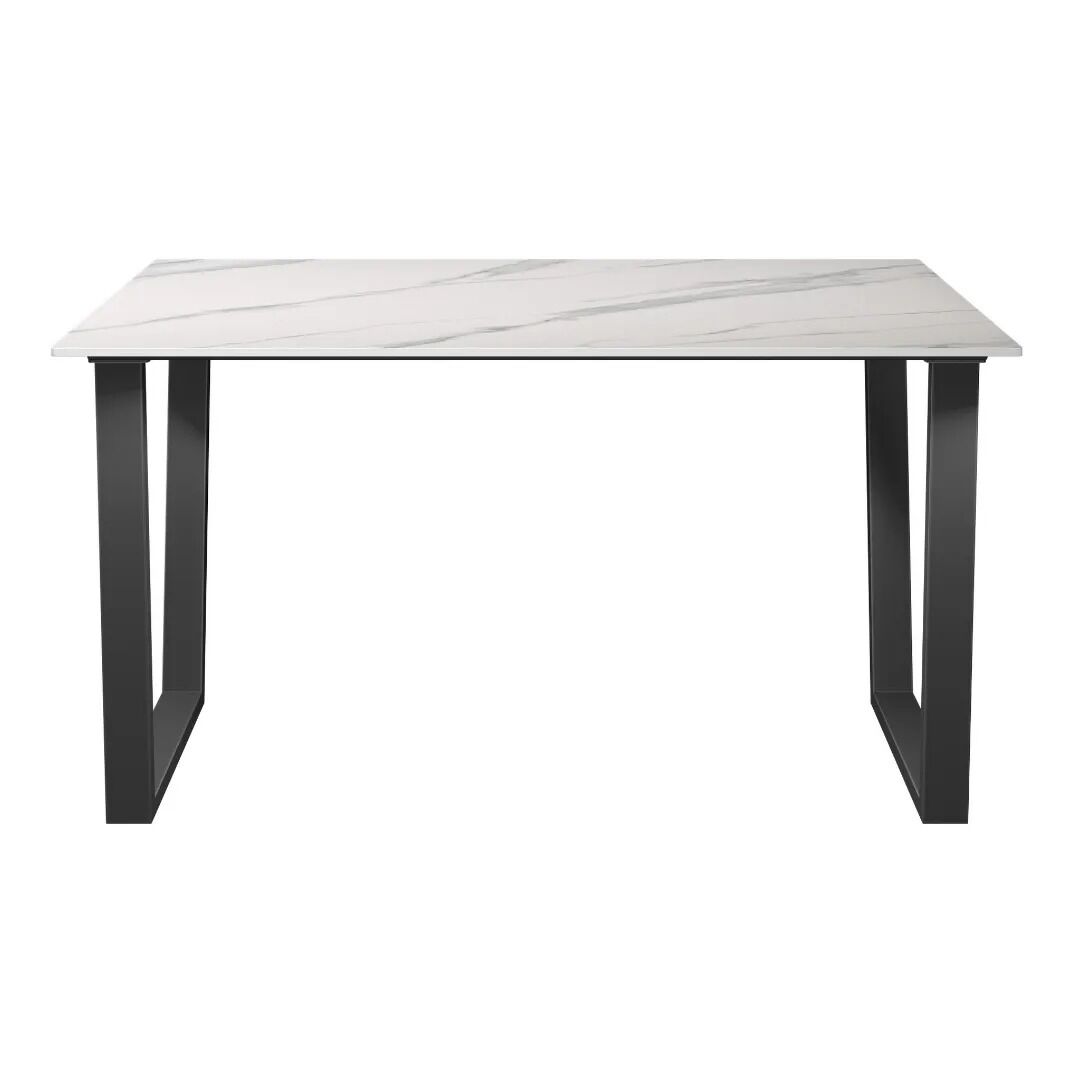 Cerutti Matte White Ceramic Dining Table - 140cm
