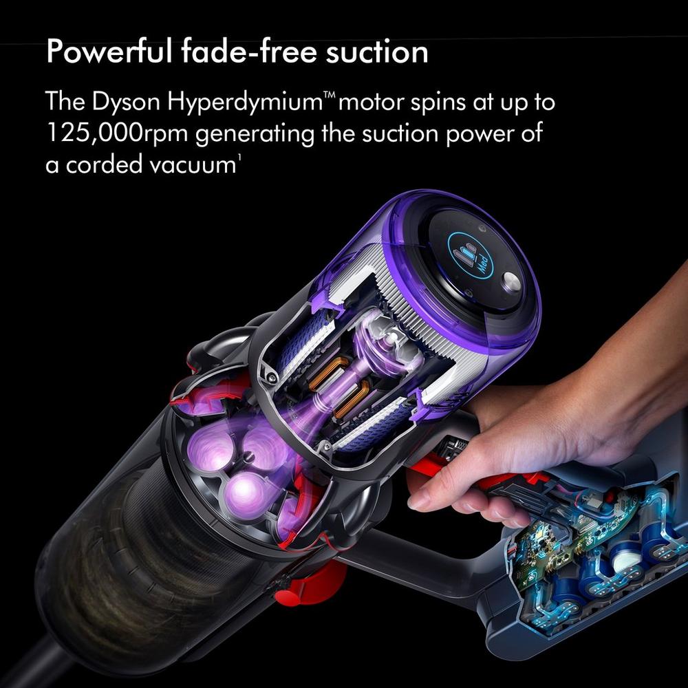 Dyson V11ADVANCED-24 Vacuum Cleaner - Nickel/Purple - Image 4