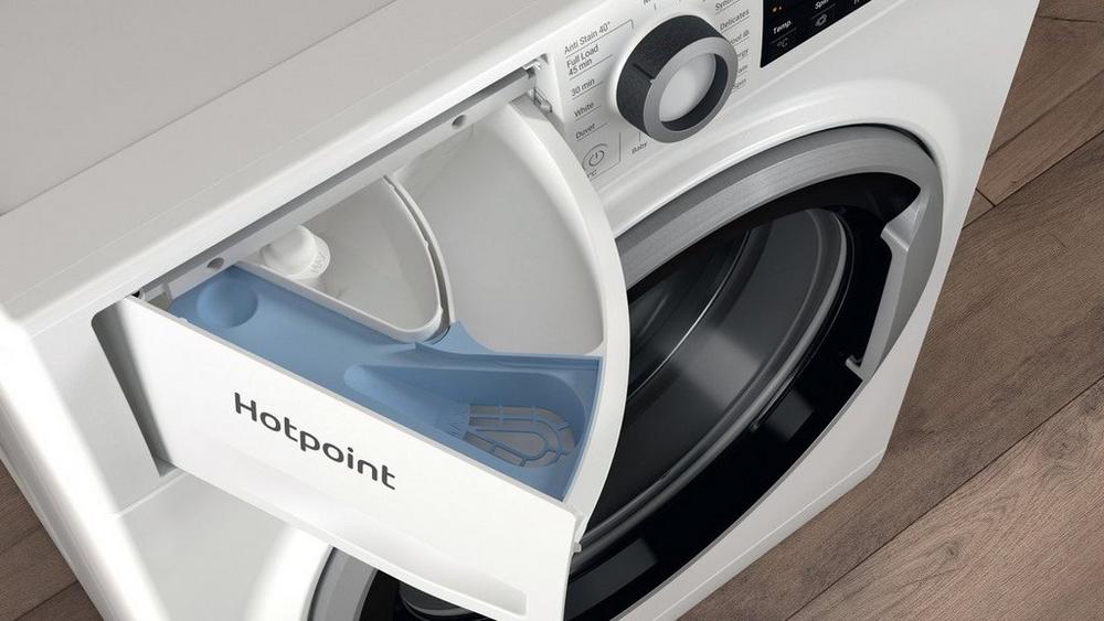 Hotpoint NSWE846WSUK 8kg 1400 Spin Washing Machine - White - Image 4