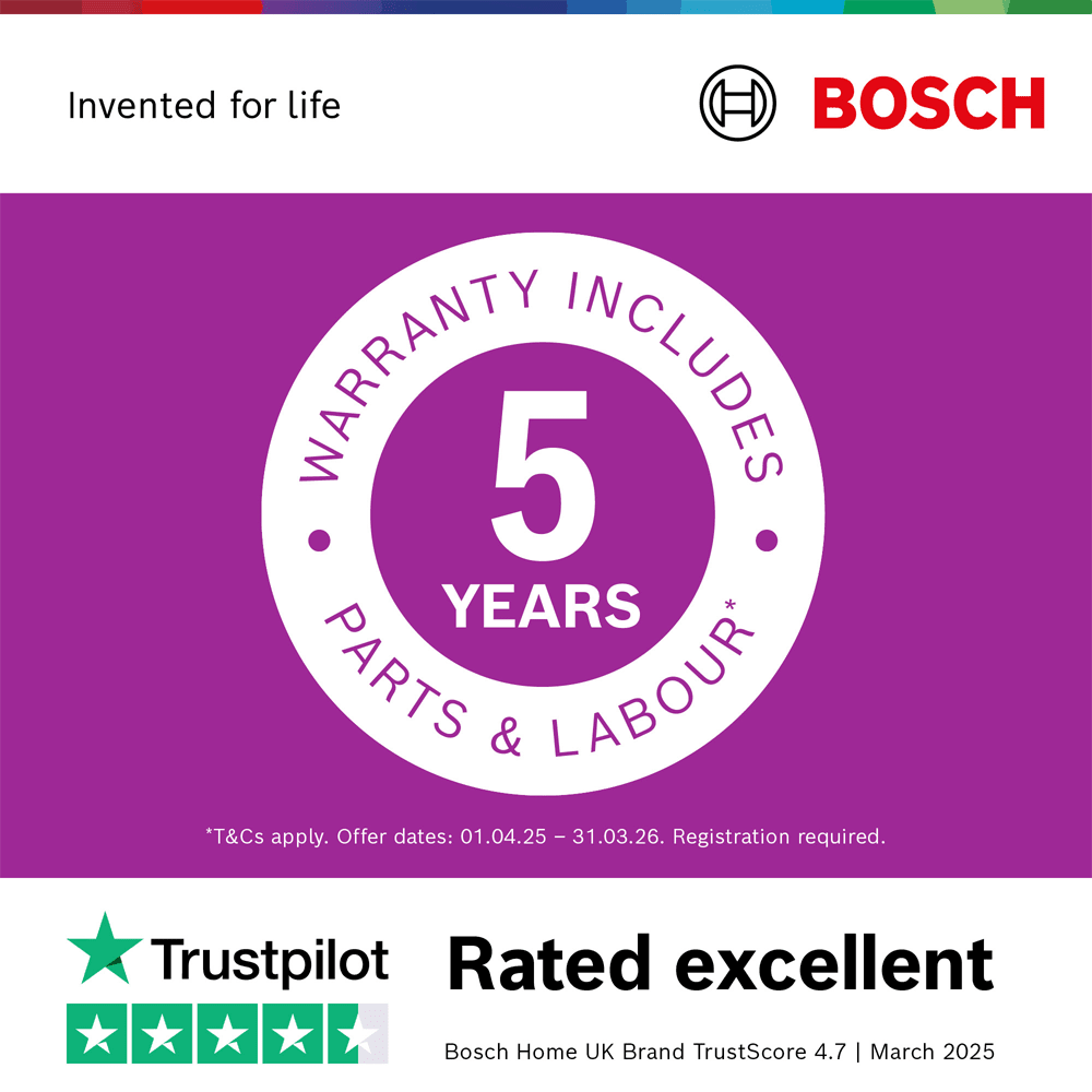 Bosch Series 4 SMS4EMI06G Wifi Connected Full Size Dishwasher - Silver Inox - Image 6
