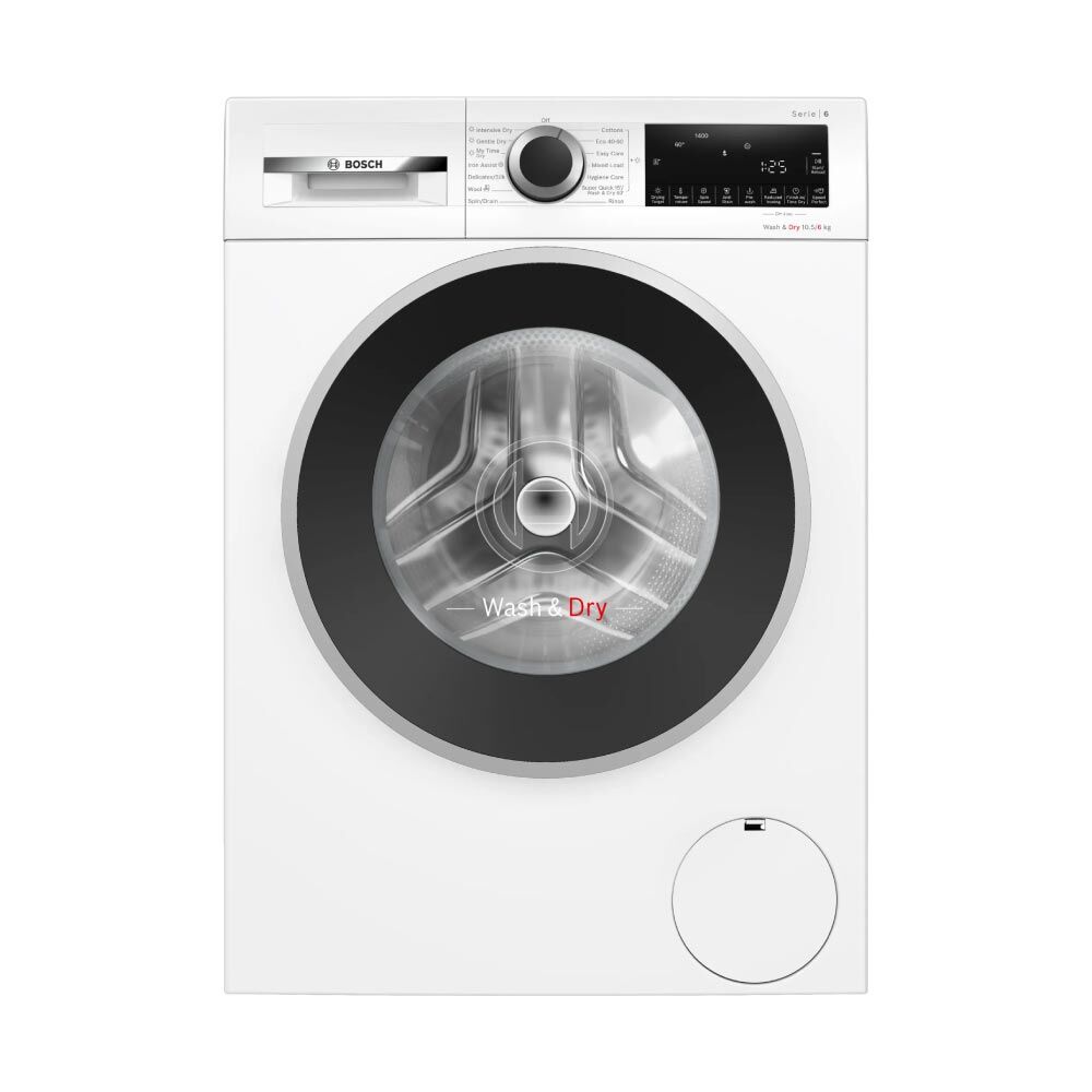 Bosch WNG25401GB Series 6 Freestanding 10.5 / 6kg 1400 Spin Washer Dryer - White - Image 8