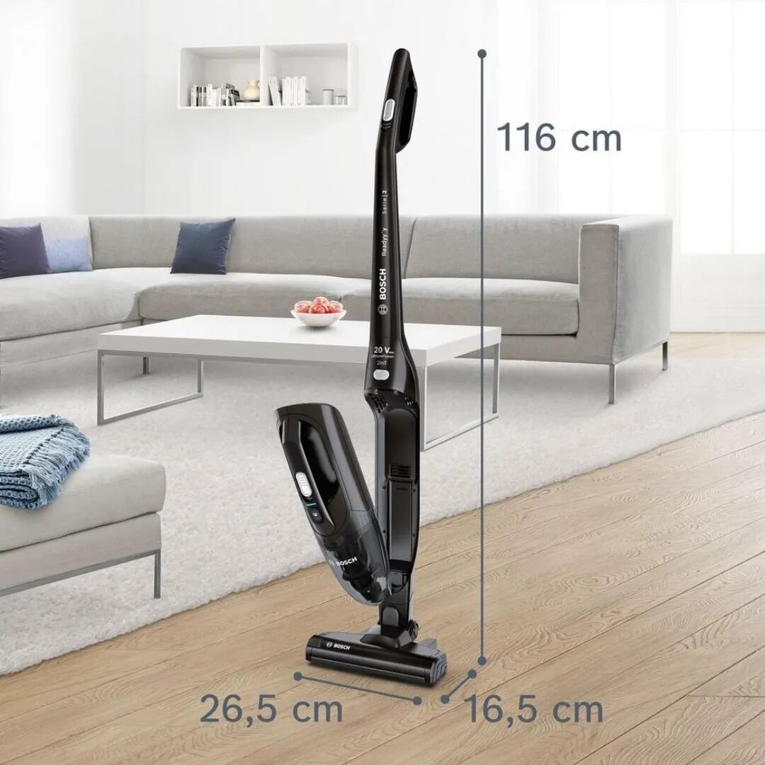 Bosch BCHF220GB Series 2 2-in-1 Cordless Vacuum Cleaner - 44 Minutes Run Time - Jet Black - Image 4