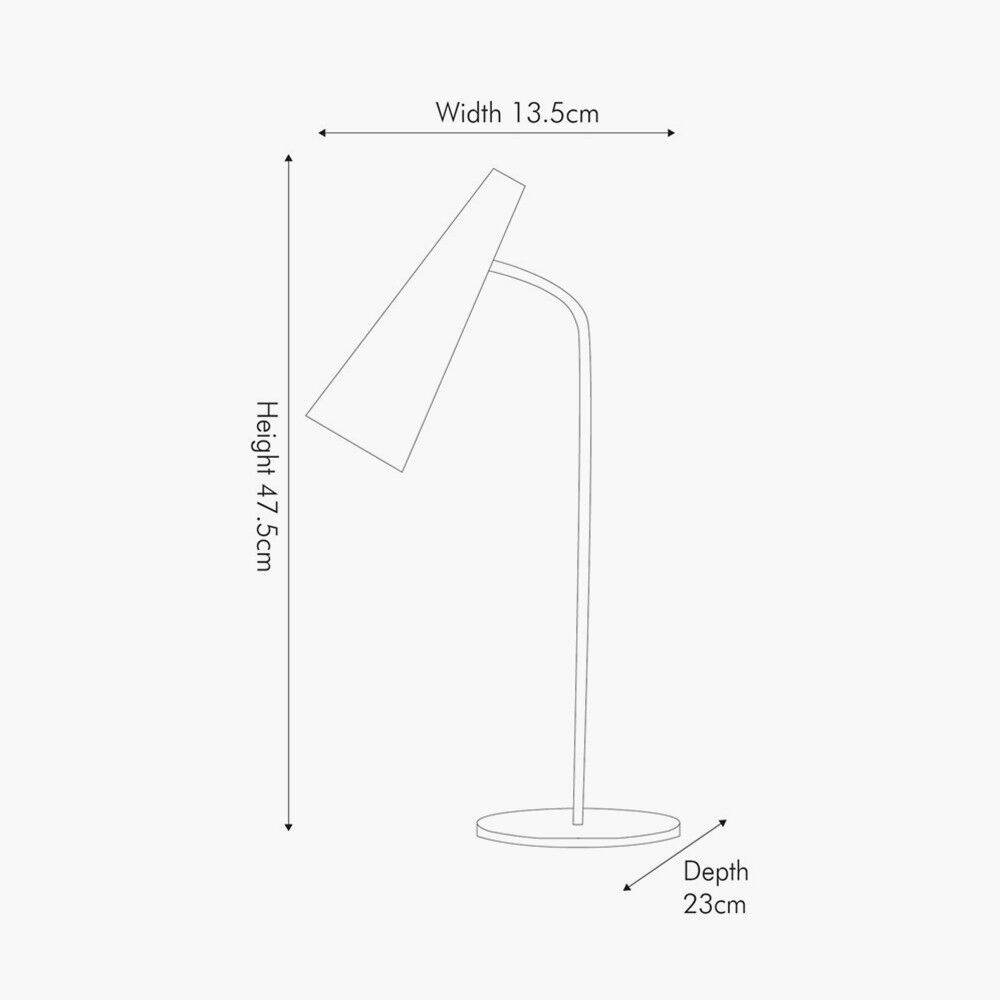 Pacific Farrah Antique Silver Task Table Lamp 30-663-C - Image 3