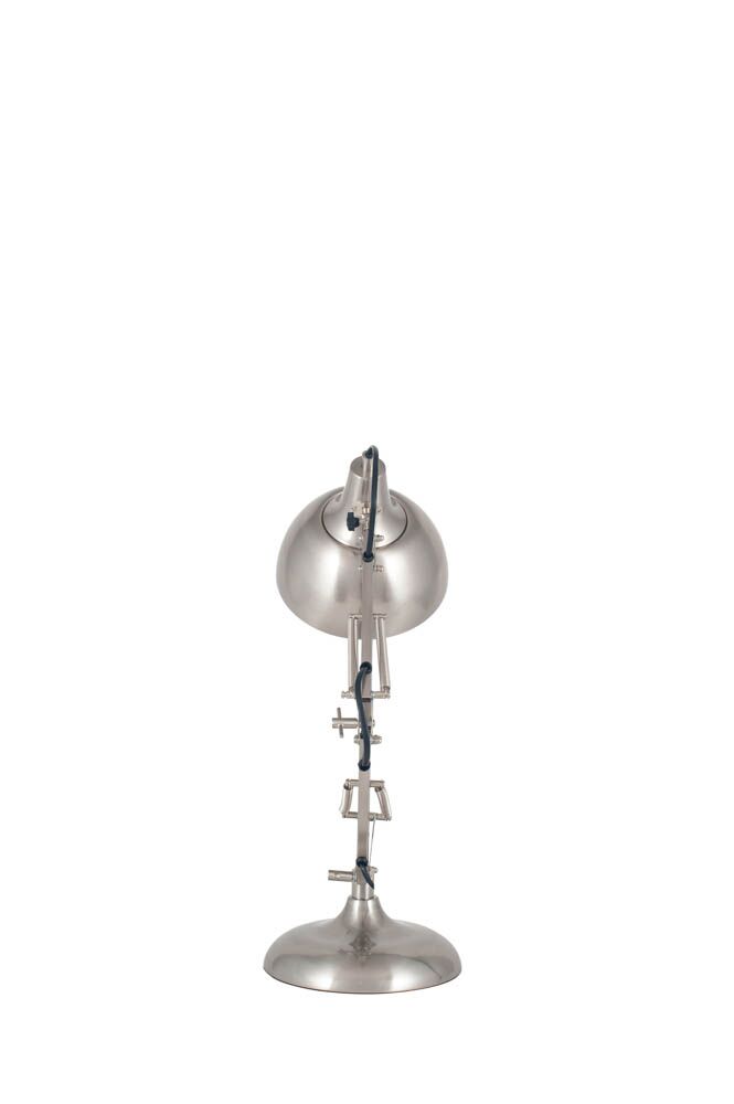 Pacific Alonzo Brushed Chrome Metal Angled Task Table Lamp 30-789-C - Image 7
