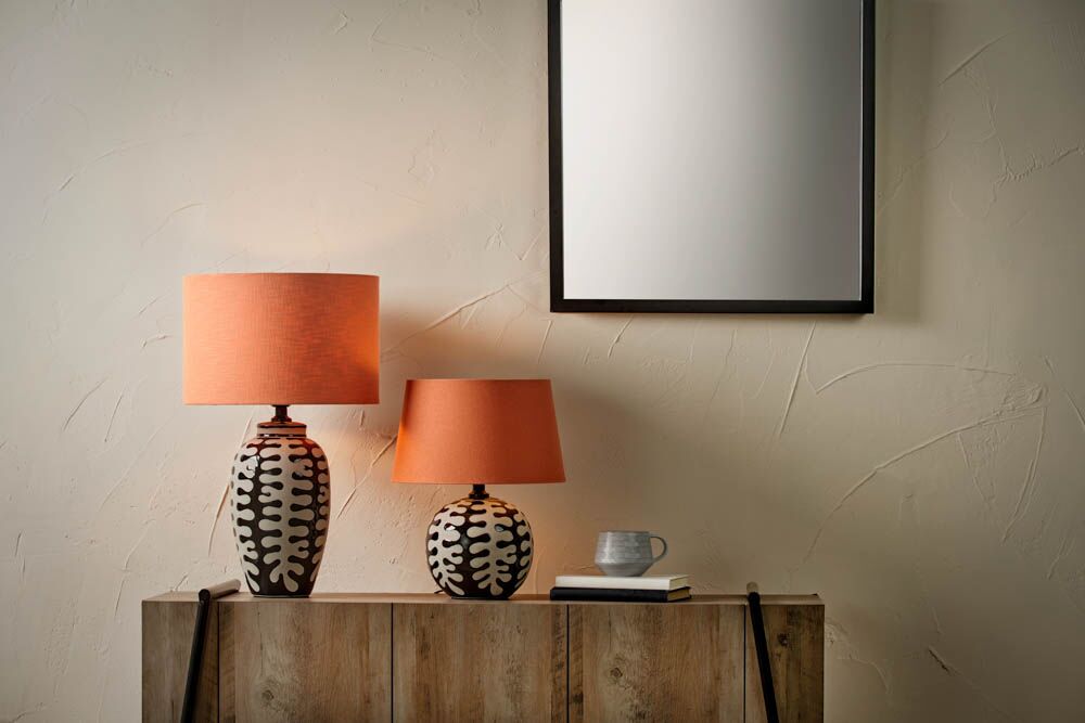 Pacific Elkorn Black and White Tall Coral Ceramic Table Lamp 30-954-BO - Image 4
