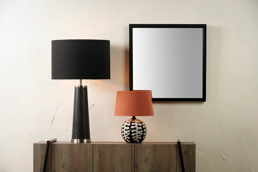 Pacific Elkorn Black and White Coral Ceramic Table Lamp 30-955-BO - Image 2