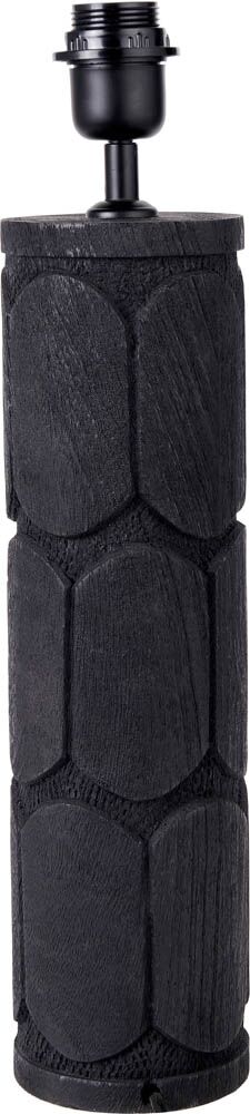 Pacific Aurelia Embossed Black Wood Tall Table Lamp 30-967-BO - Image 5