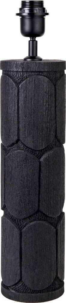 Pacific Aurelia Embossed Black Wood Tall Table Lamp 30-967-BO - Image 6