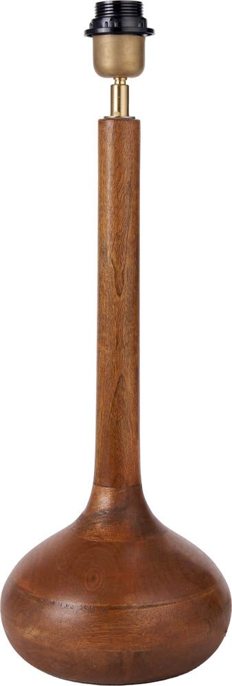 Pacific Toma Oiled Wood Tall Neck Table Lamp 30-976-BO - Image 4
