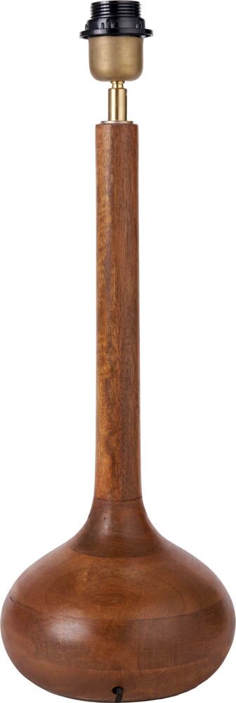 Pacific Toma Oiled Wood Tall Neck Table Lamp 30-976-BO - Image 5