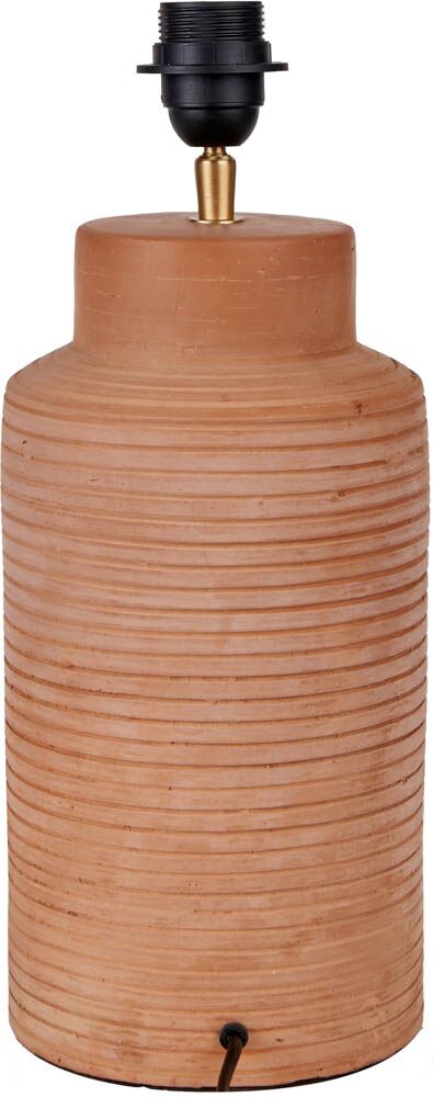 Pacific Sierra Natural Tall Ribbed Terracotta Table Lamp 30-979-BO - Image 5