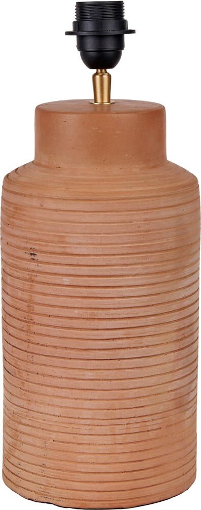 Pacific Sierra Natural Tall Ribbed Terracotta Table Lamp 30-979-BO - Image 6