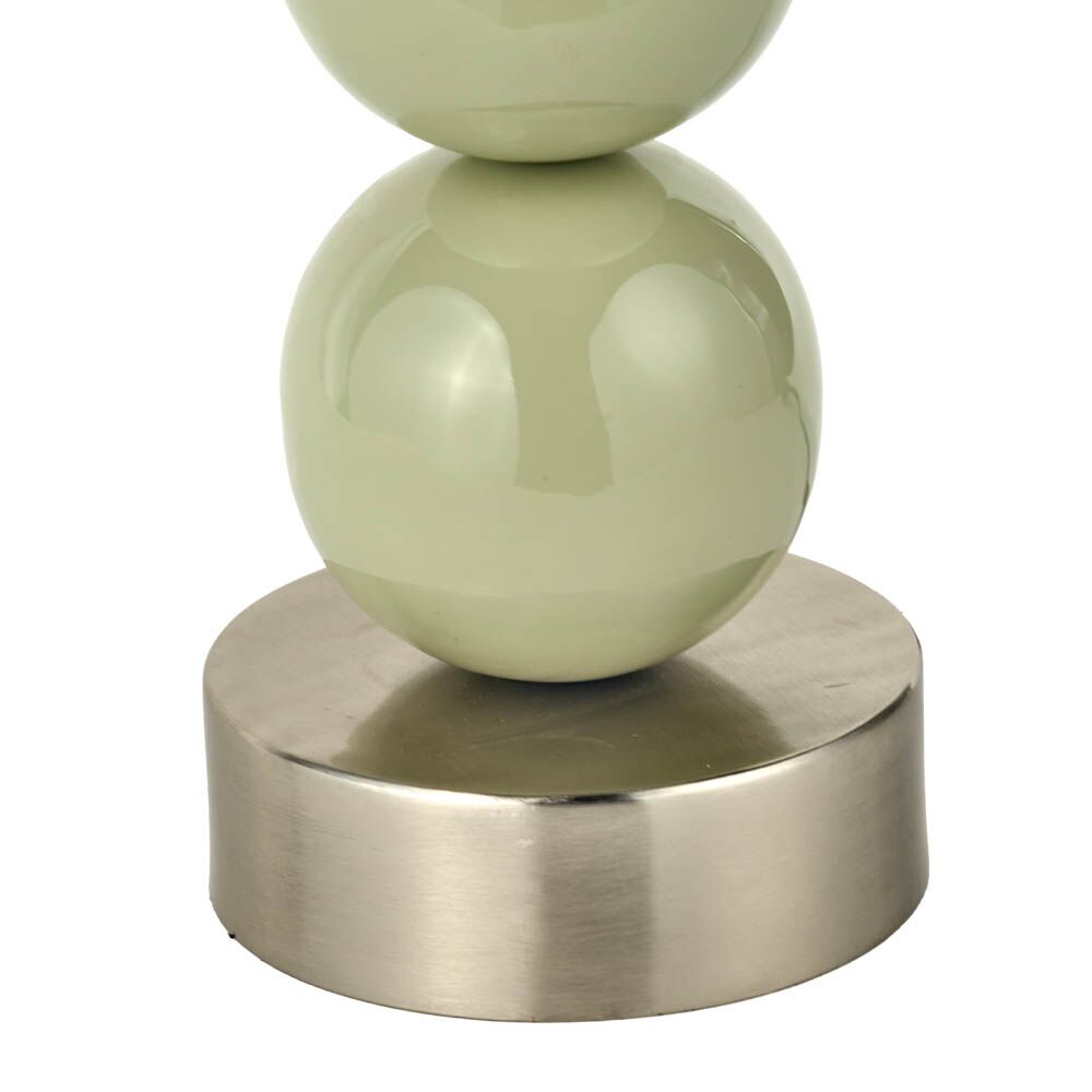 Pacific Sofia Sage and Silver Enamel 3 Ball Table Lamp 30-982-BO - Image 8
