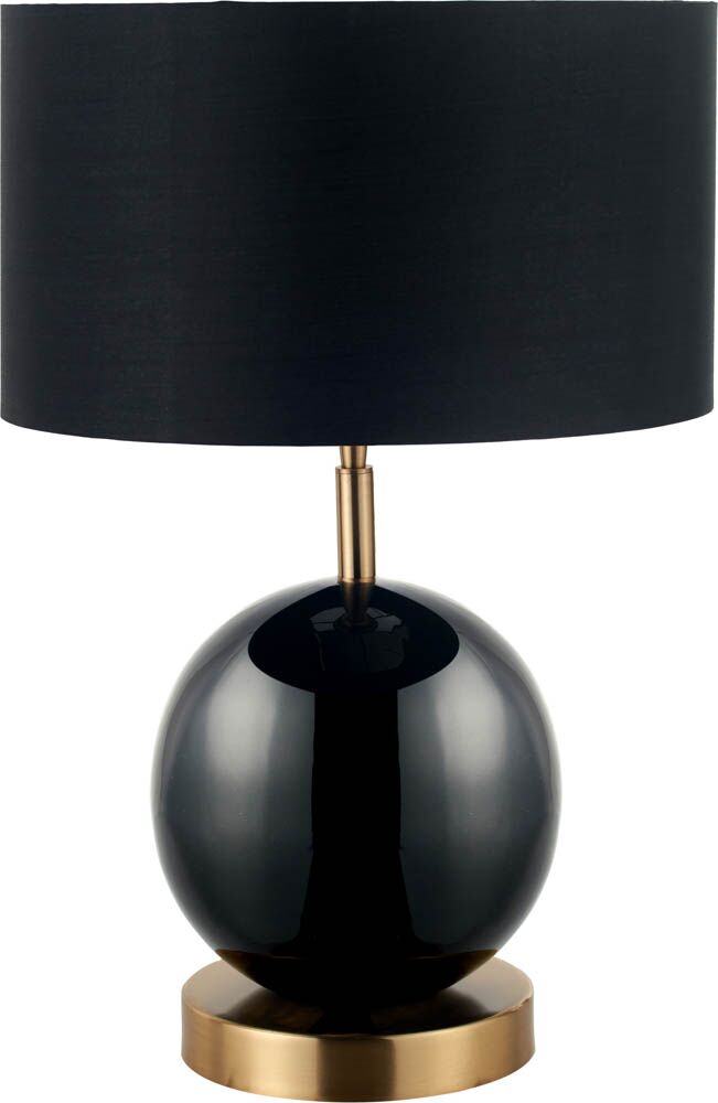 Pacific Sofia Black and Gold Enamel Table Lamp 30-983-BO - Image 4