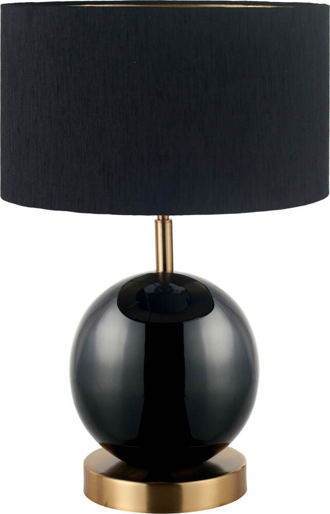 Pacific Sofia Black and Gold Enamel Table Lamp 30-983-BO - Image 6