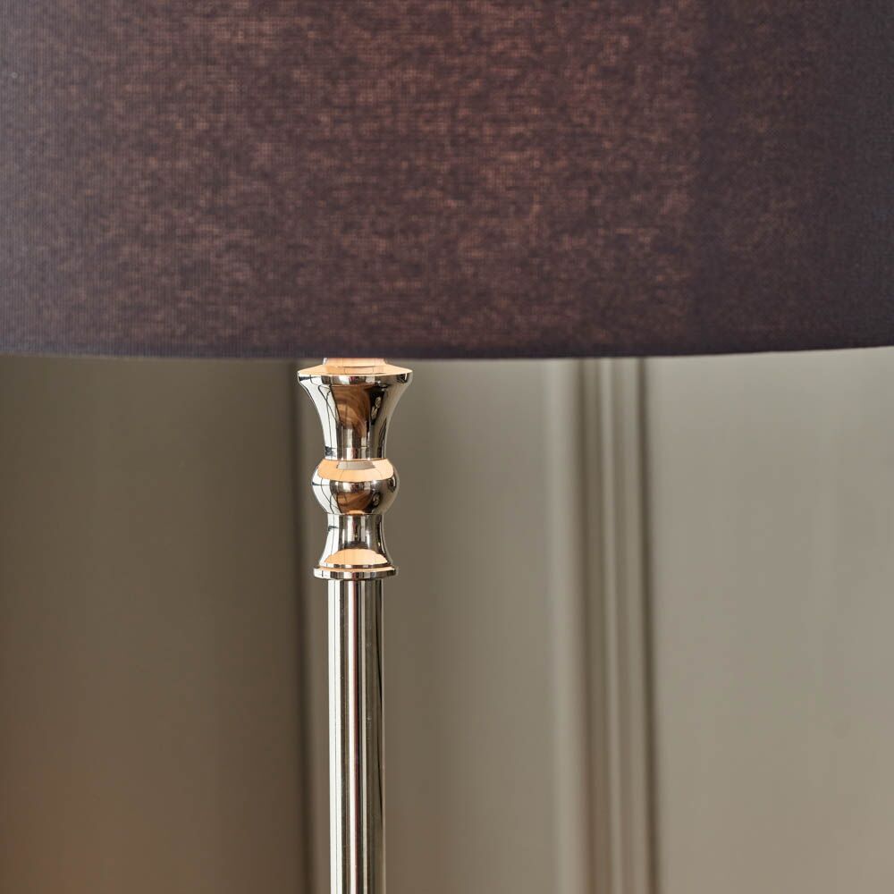 Pacific Claudius Nickel Metal Stick Floor Lamp 32-170-BO - Image 6