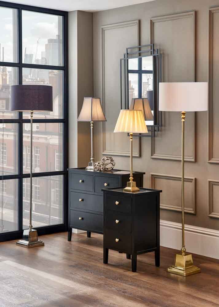 Pacific Claudius Gold Metal Stick Floor Lamp 32-171-BO - Image 20