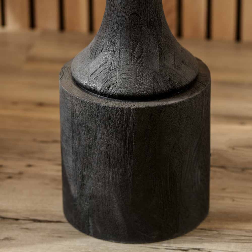 Pacific Marin Black Wood Tall Neck Floor Lamp 32-175-BO - Image 4