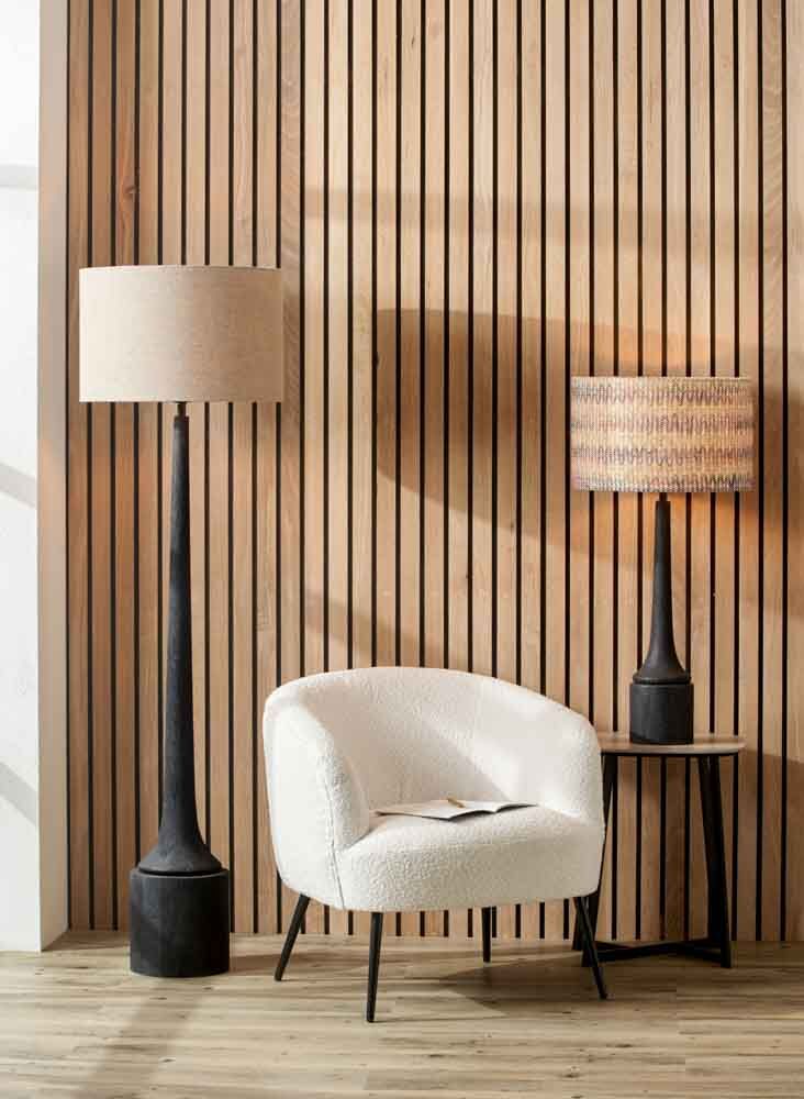 Pacific Marin Black Wood Tall Neck Floor Lamp 32-175-BO - Image 15