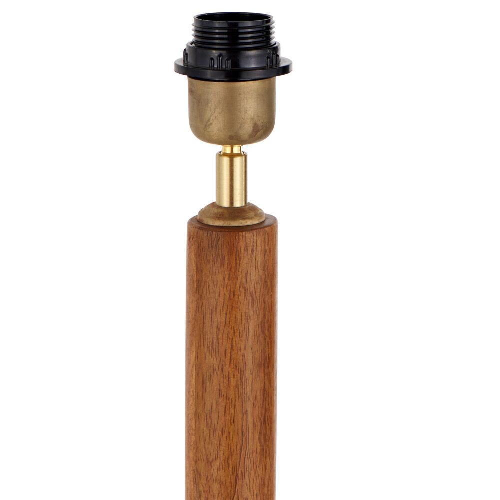 Pacific Toma Oiled Wood Tall Neck Floor Lamp 32-176-BO - Image 12