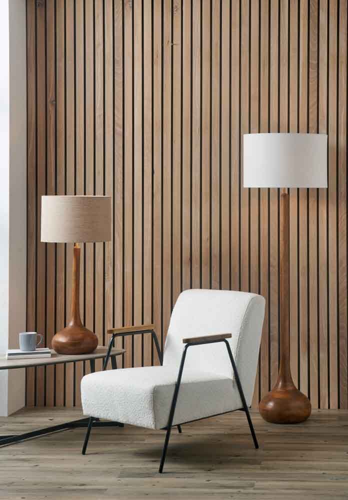 Pacific Toma Oiled Wood Tall Neck Floor Lamp 32-176-BO - Image 16