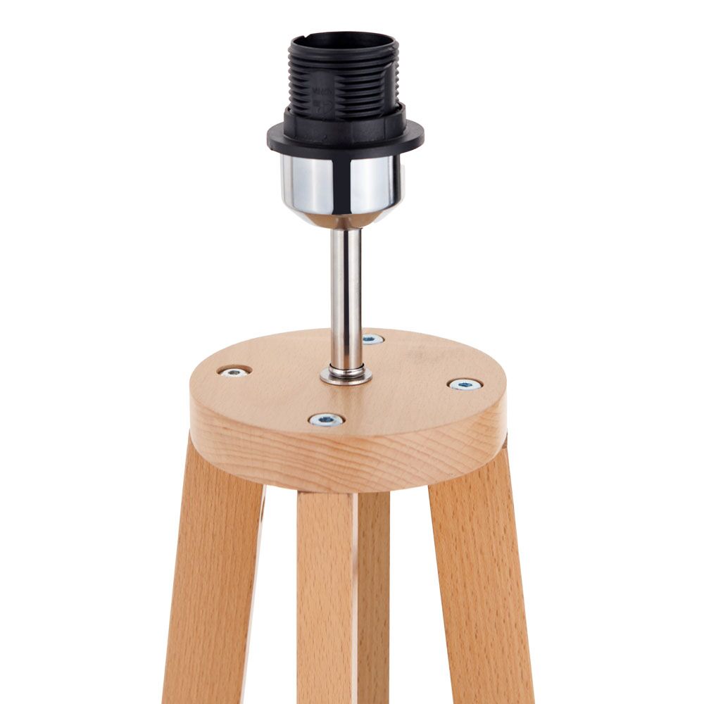 Pacific Whitby Natural Wood Tapered 4 Post Floor Lamp 32-181-BO - Image 14