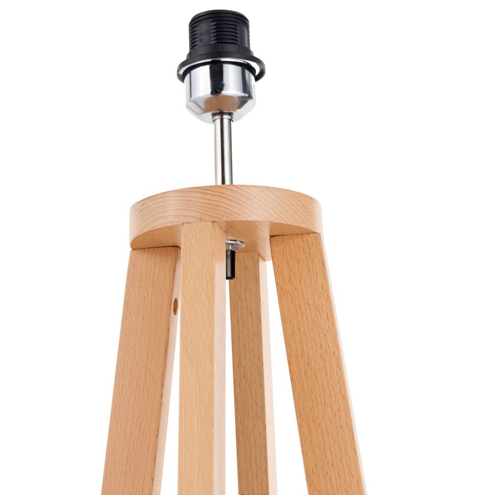 Pacific Whitby Natural Wood Tapered 4 Post Floor Lamp 32-181-BO - Image 17