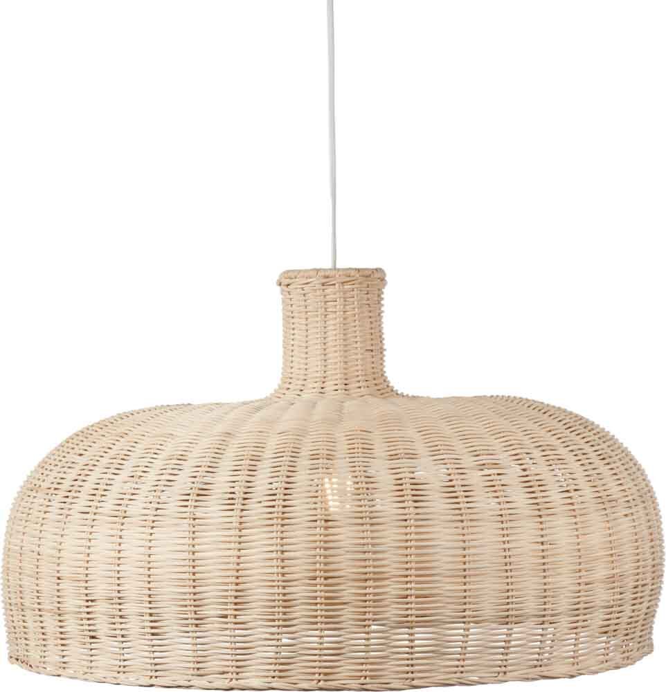 Pacific Caswell Natural Rattan Dome Pendant 33-074 - Image 2