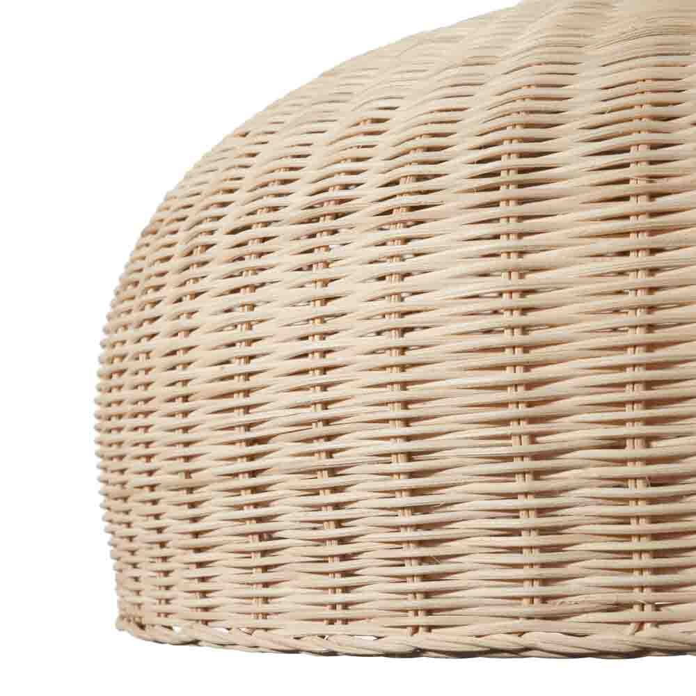 Pacific Caswell Natural Rattan Dome Pendant 33-074 - Image 4