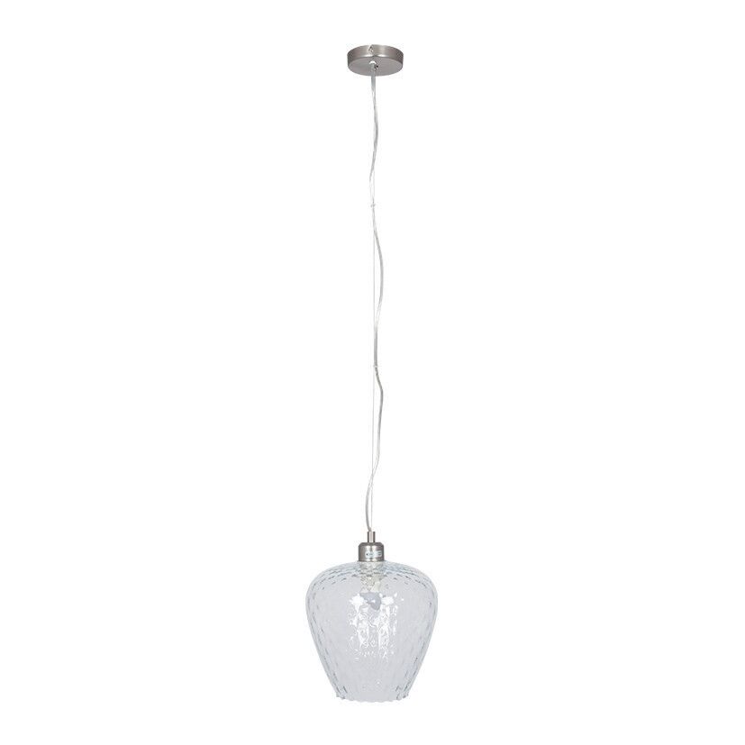 Pacific Almada Textured Clear Glass Electrified Pendant 35-223-K