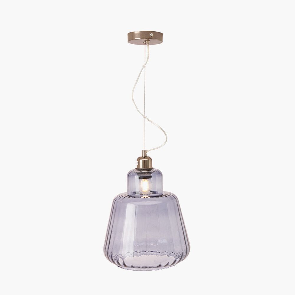 Pacific Porto Grey Optic Glass Tapered Pendant 35-365-K - Image 2