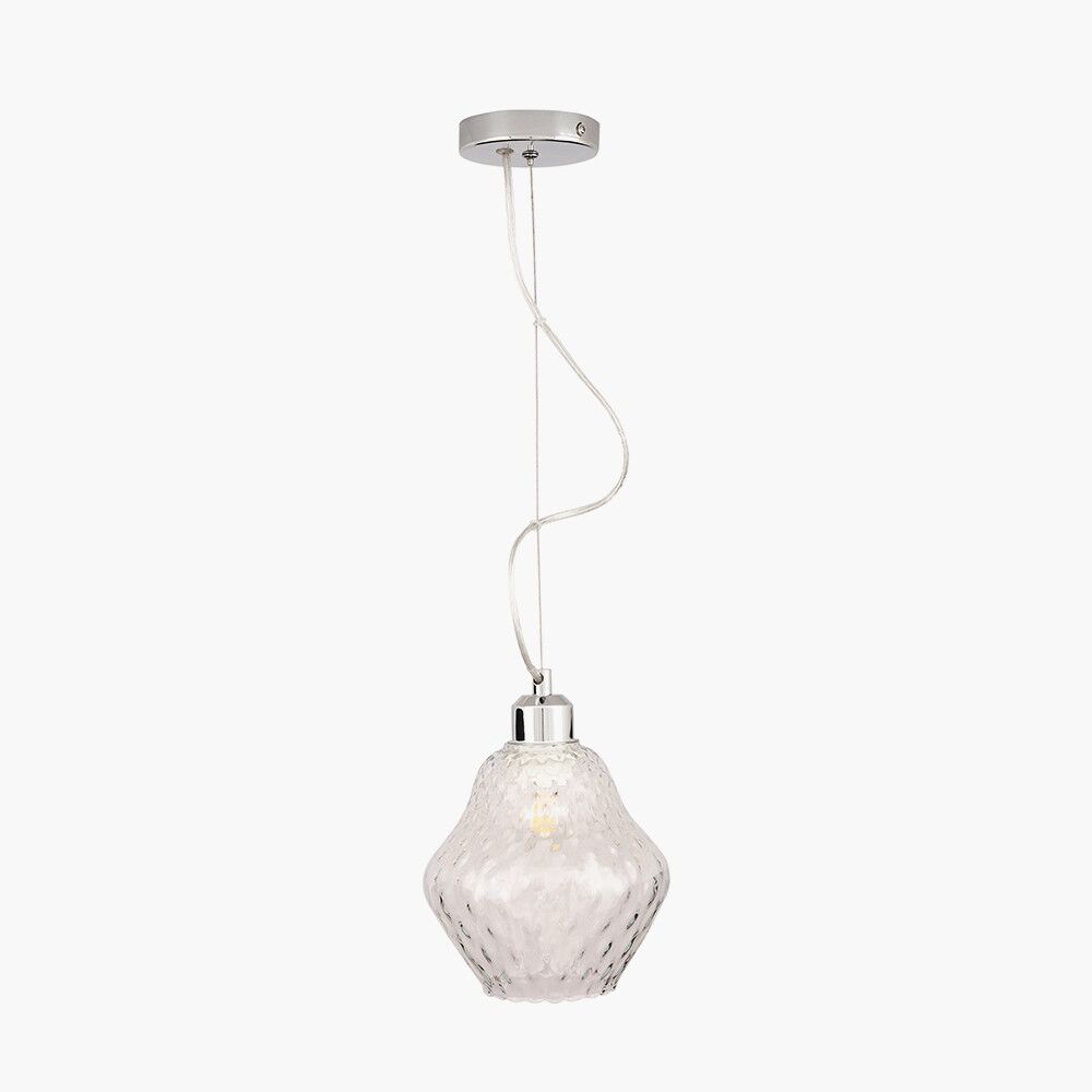 Pacific Lisbon Clear Optic Diamond Glass Pendant 35-366-K - Image 2