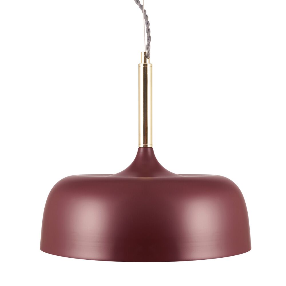 Pacific Anke Matt Mulberry Domed Metal Pendant 35-374 - Image 7