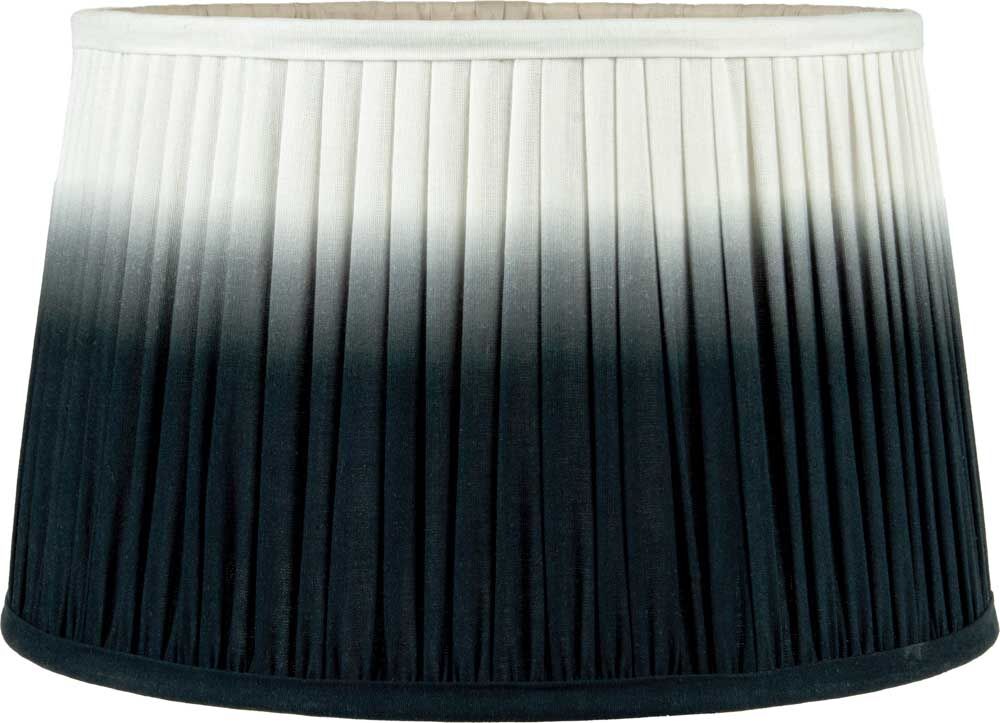 Pacific Scallop 30cm Black Ombre Soft Pleated Tapered Shade 36-059-12BK - Image 6