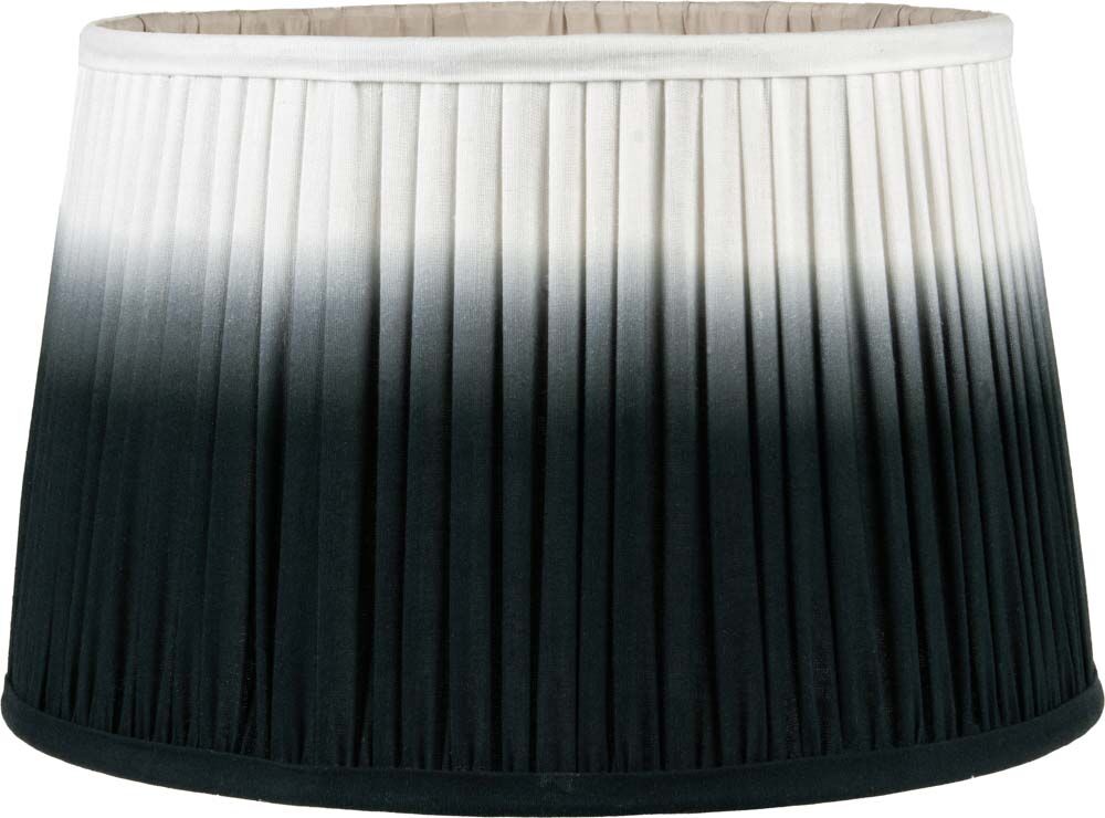 Pacific Scallop 35cm Black Ombre Soft Pleated Tapered Shade 36-059-14BK - Image 2