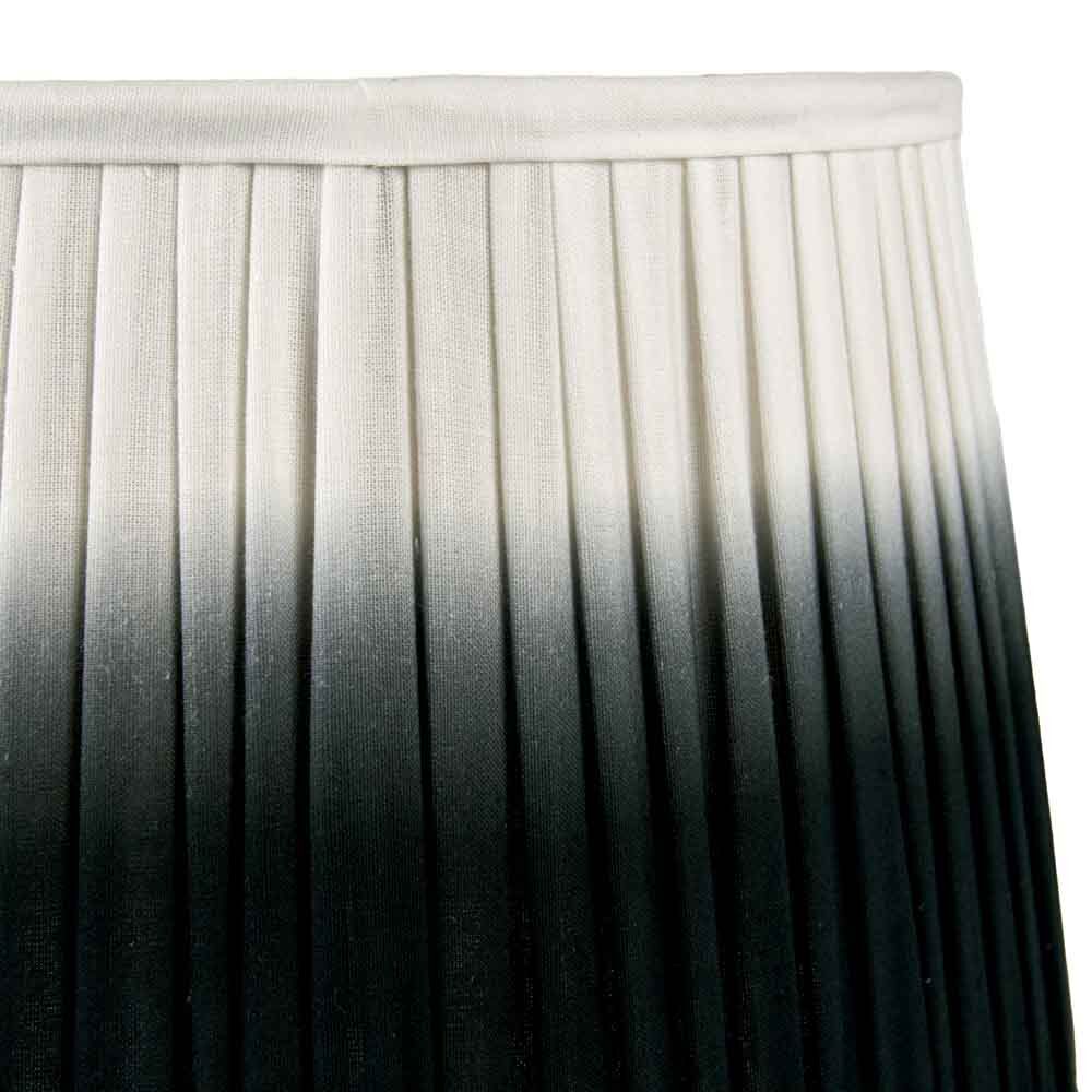 Pacific Scallop 35cm Black Ombre Soft Pleated Tapered Shade 36-059-14BK - Image 4
